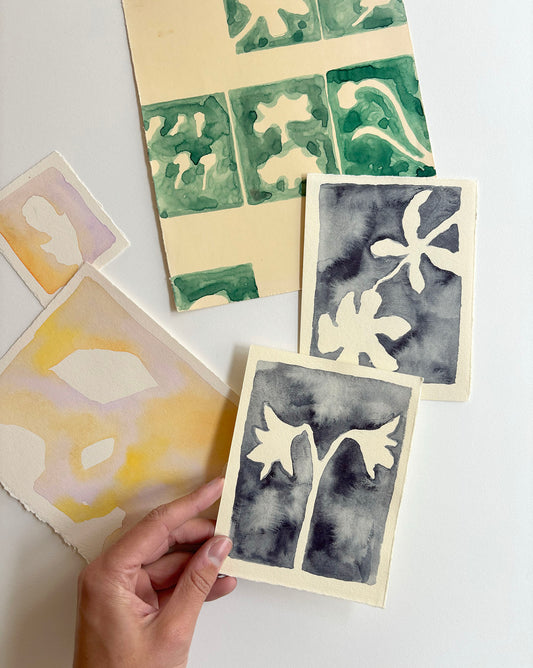 Painting with Negative Space with Tess Rubinstein