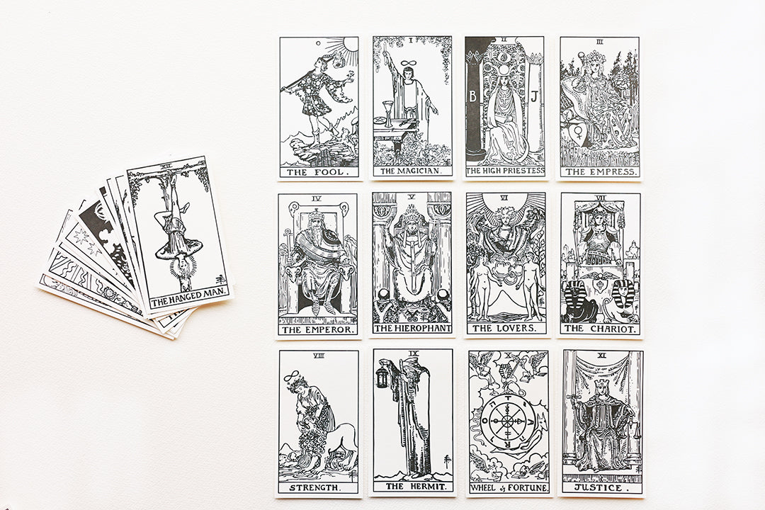 10 Free Printable Tarot Cards: Color Your Own Tarot Cards