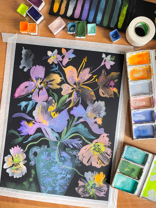 Watercolor Flora - Cedric Morris with Claire Wilson