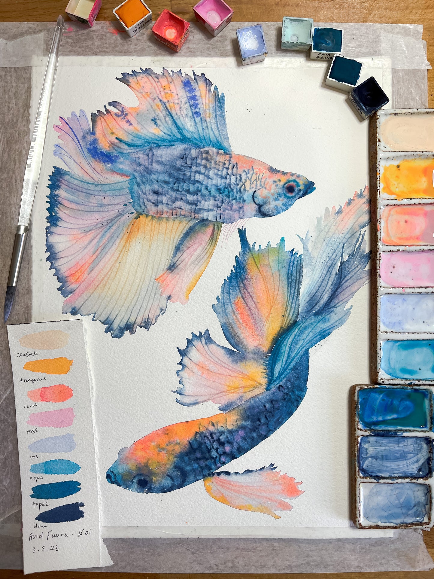 Fluid Fauna - Koi Fish with Claire Wilson