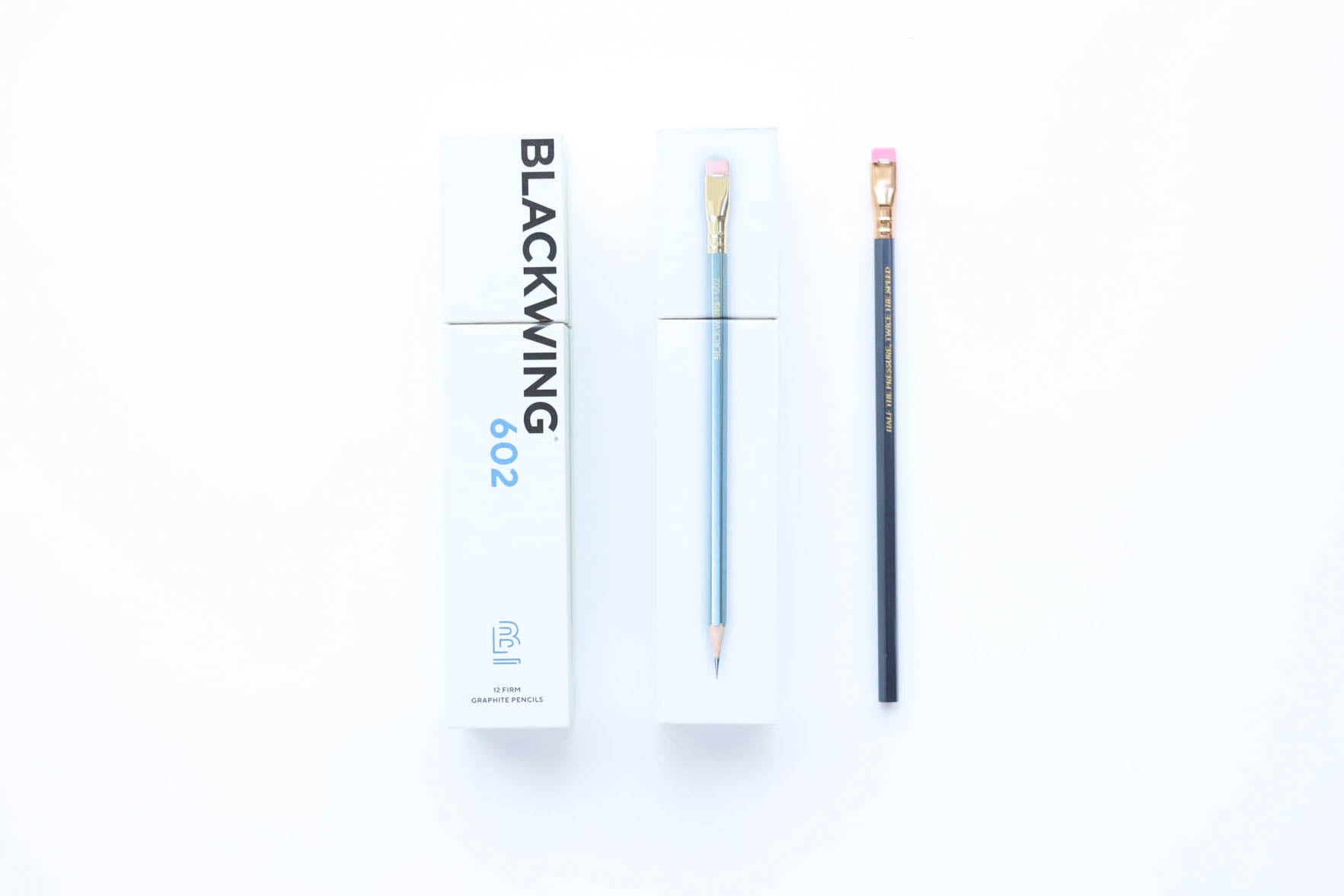Blackwing Pencils Pack of 3 - Blackwing 602 + Blackwing Pearl + Blackwing  Black Matte Finish