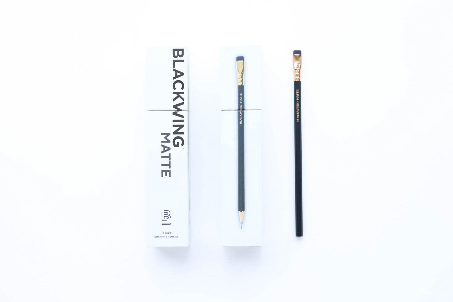 Blackwing Matte Pencils, Soft Graphite, 12-Pack - Bindertek
