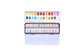 Case for Making pans filled with handmade watercolor paint, ready to be placed into the 24-Color Core Collection Watercolor Palette.