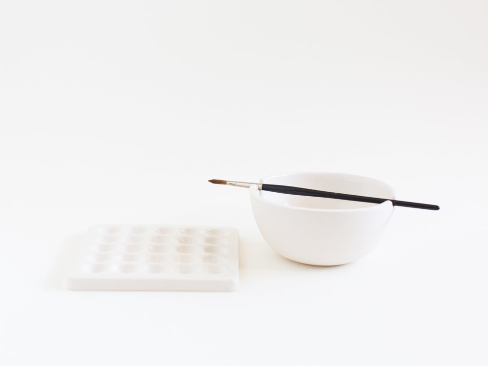 CfM + Cloutier Ceramics Slipcast Watercolor Cup - Porcelain