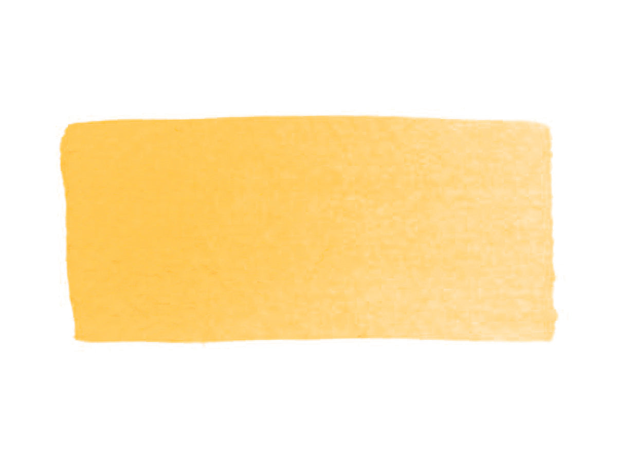 A hand painted swatch of Egg Yolk Yellow.