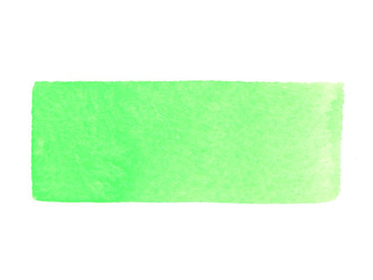 A hand painted swatch of Fluorescent Green.