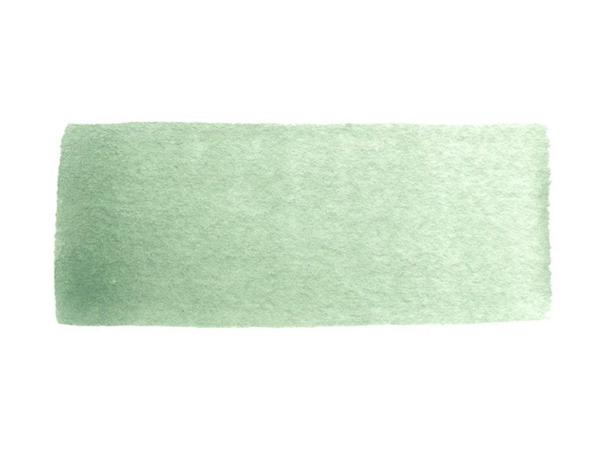 A hand painted swatch of Nicosia Green.