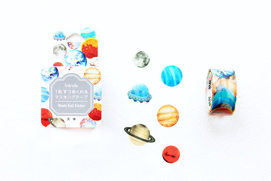 Planets Washi Sticker Roll