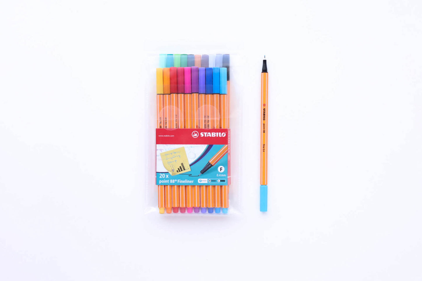 Stabilo Point 88 Fineliner Felt Tip Pens | 16 Colors