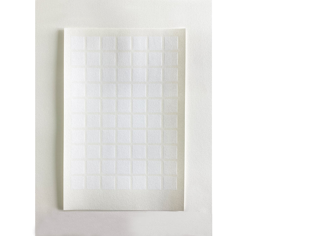 The blank 12" x 18" letterpress grid sheet.