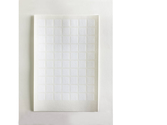 The blank 12" x 18" letterpress grid sheet.